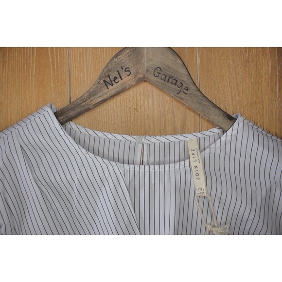 Zara Girls Knotted Striped Long Sleeve Top 11-12 - Picture 5 of 8